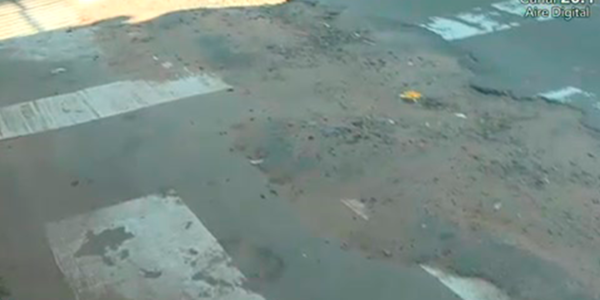 Lambaré: Se agrandan baches sobre la Av. Bruno Guggiari - SNT