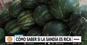 La Nación / Reportan poca venta de sandía en el Abasto
