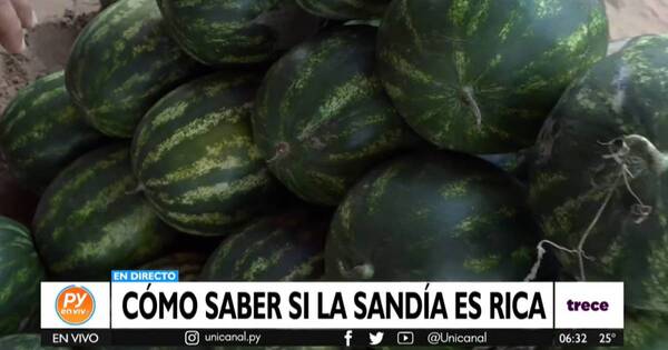 La Nación / Reportan poca venta de sandía en el Abasto