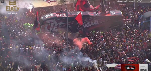 Diario HOY | Flamengo se da un baño de masas antes de viajar a Ecuador para jugar final