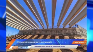 Culminó el montaje de vigas del puente de 80 metros de la Costanera Sur