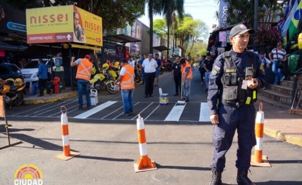 Renuevan plazoletas y franjas peatonales del microcentro de CDE