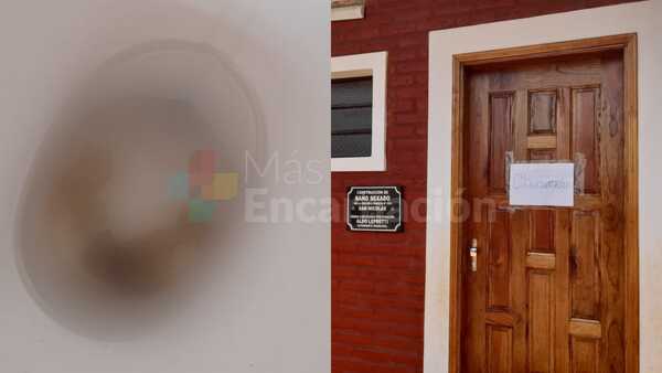 Extraño hallazgo en el baño de una institución educativa de San Juan del Paraná