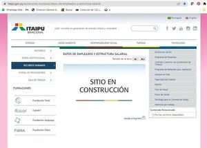 Itaipú sigue sin actualizar su nómina de funcionarios - Economía - ABC Color