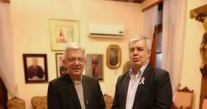 La Nación / Riera se reunió con el cardenal Martínez para hablar de la realidad del país