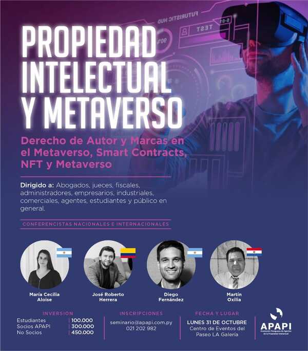 Abordarán al nuevo fenómeno "Metaverso" en Seminario Internacional a realizarse en Asunción - .::Agencia IP::.