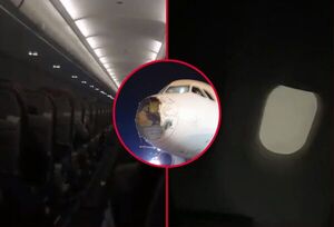 Los terroríficos videos del avión que aterrizó de emergencia en Luque - Megacadena — Últimas Noticias de Paraguay