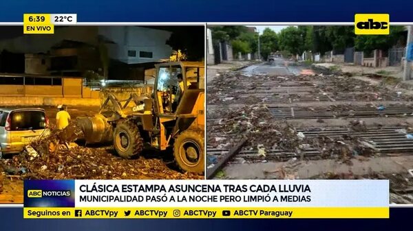 Clásica estampa Asuncena tras cada lluvia - ABC Noticias - ABC Color