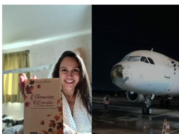 Pabla Thomen en vuelo del terror: “. Nos pidieron prepararnos para el impacto!