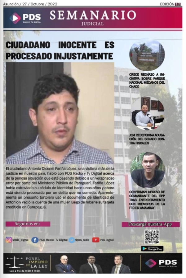 SEMANARIO EDICIÓN Nº 12 - PDS RADIO