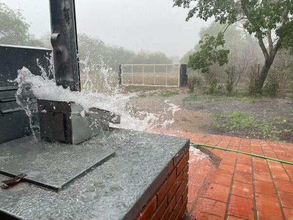 Lluvias y granizo riegan el Chaco seco - Noticias del Chaco - ABC Color