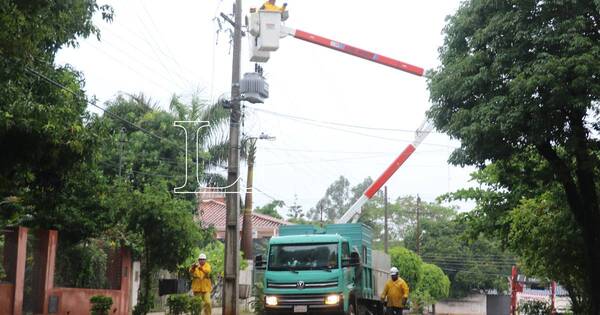 La Nación / Luego del temporal, Ande dice que prácticamente está con el servicio restablecido
