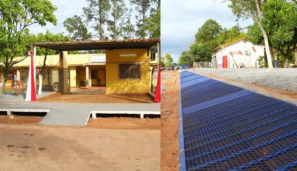 Inauguran sistema de drenaje pluvial en la Escuela Repollito - Noticiero Paraguay