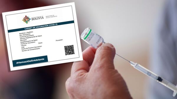 COVID-19: Carnet de vacunación ya es obligatorio en Bolivia | 1000 Noticias