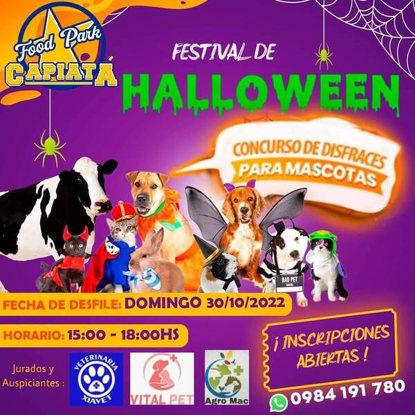 Crónica / Halloween diferente en Capiatá: Elegirán los mejores disfraces de las mascotas ndaje