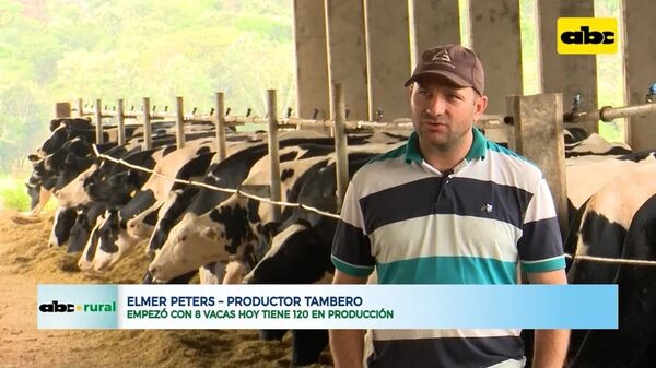 Empezó con 8 vacas lecheras, hoy tiene 120 - ABC Rural - ABC Color
