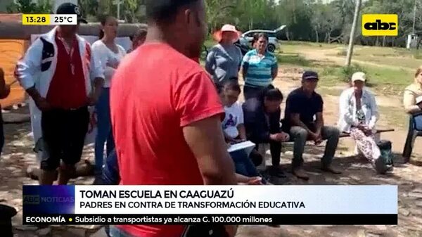 Toman escuela contra transformación educativa - ABC Noticias - ABC Color