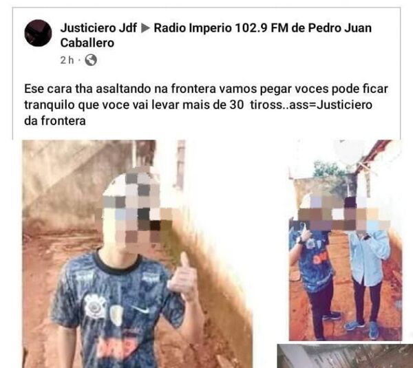 Amenazados por supuestos Justicieros de la Frontera
