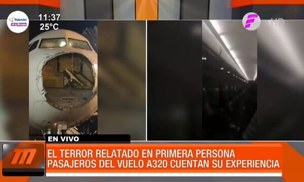 Vuelo de terror: pasajeros relatan su experiencia - Paraguaype.com