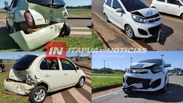 ACCIDENTE DE TRÁNSITO CON DAÑOS MATERIALES SOBRE RUTA PY01