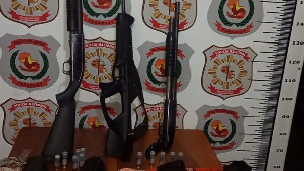 Incautan armas presuntamente usadas en secuestro y asalto