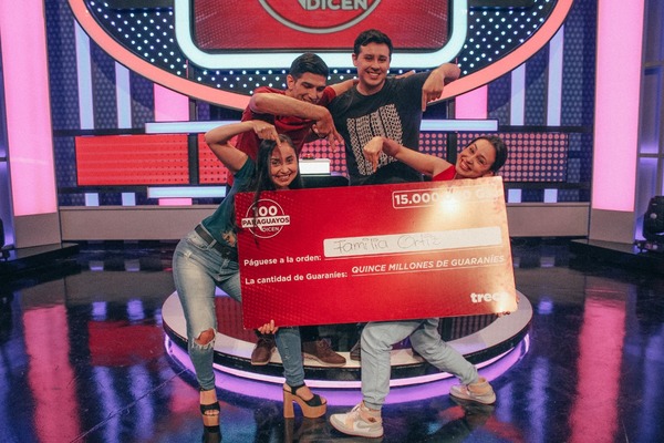 ¡La familia Ortiz se alzó con los G. 15 millones! - trece
