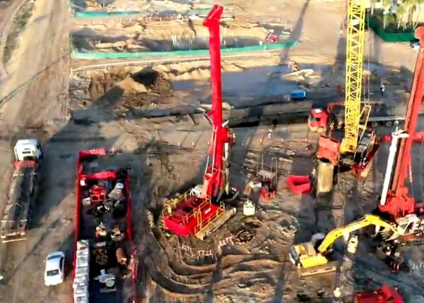 Puente de la Bioceánica avanza con montaje de estructuras e implantación de pilotes