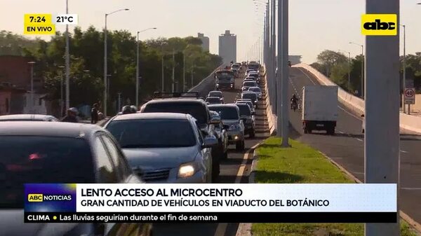 Lento acceso al microcentro - ABC Noticias - ABC Color