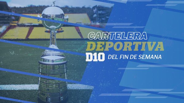 Cartelera deportiva con el foco en la final de la Copa Libertadores