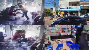Pelea entre dos hombres causó destrozos en una farmacia de Encarnación