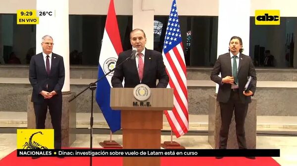 Enviado de Estados Unidos se reunió con Canciller - ABC Noticias - ABC Color