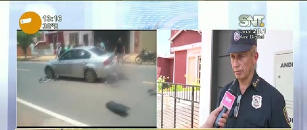 Atropelló y mató a un asaltante - SNT