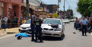 Motochorro muere atropellado por su víctima en Asunción - Noticiero Paraguay