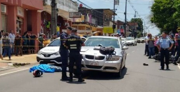 Motochorro muere atropellado por su víctima en Asunción - Noticiero Paraguay