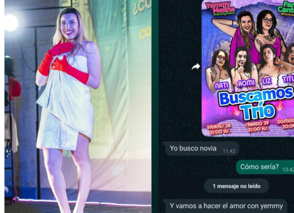 Actriz presentó buscamos trío y le llovieron propuestas indecentes: “Es cosa de puercos ya”
