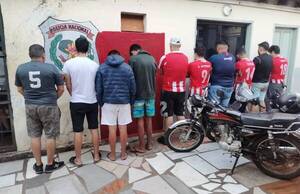 Crónica / Diez ñatos que le metían a la carrera clandestina cayeron presos en Luque