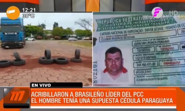 Acribillaron a brasileño líder del PCC - Paraguaype.com