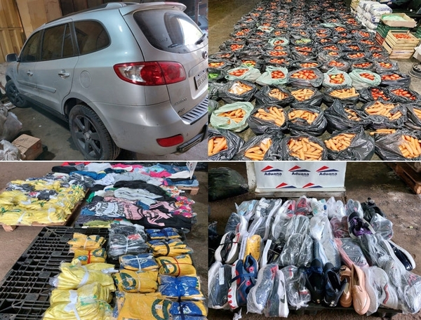 Incautan vehículos, comestibles, prendas de vestir, entre otros en Aduana de CDE - Noticde.com