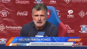 Cerro Porteño vs General Caballero JLM: Palabras del AT Héctor Fabián Ponce