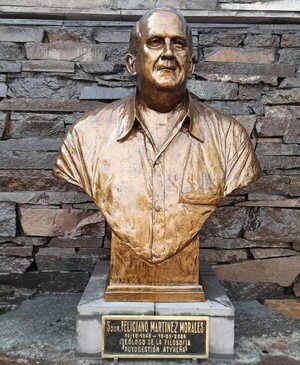 Atyrá: inauguran escultura del busto de Feliciano Martínez - Nacionales - ABC Color