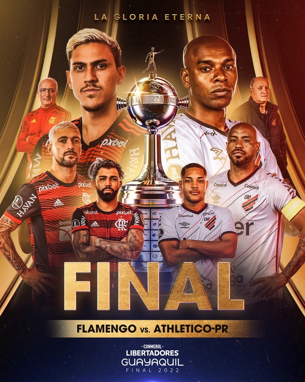 Flamengo por la tercera Copa Libertadores, Paranaense por la primera | 1000 Noticias