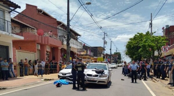 Motochorro atropellado por su víctima ya está fuera de peligro