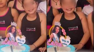 Crónica / [VIDEO] ¡Ya hacen cumpleaños con temática de Nadia Ferreira!
