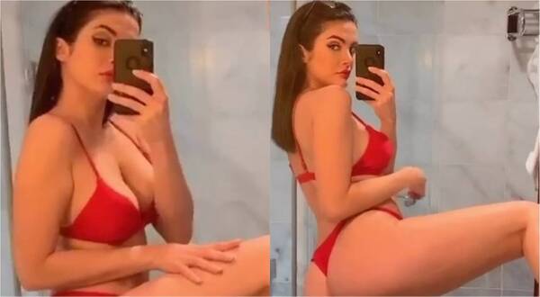 Crónica / [VIDEO] ¡Dionoguarde! ExMiss se filmó sensual en el baño y compartió en sus redes