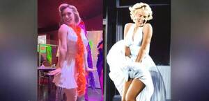 Crónica / Modelo cumplió su sueño de "revivir" a Marilyn Monroe