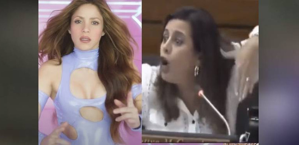 Crónica / "Shakireada" de diputada ya es noticia en portales extranjeros