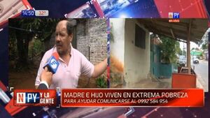 Madre e hijo están enfermos, viven solos y apelan a la solidaridad