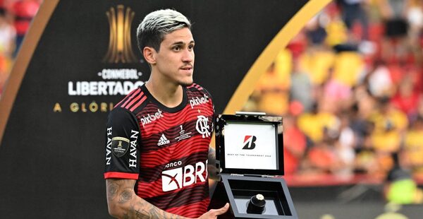 Pedro, mejor jugador de la Libertadores 2022, asegura que ganar el título es 'un sueño desde niño'