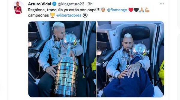Crónica / Arturo Vidal: “Regalona, tranquila ya estás con papá”