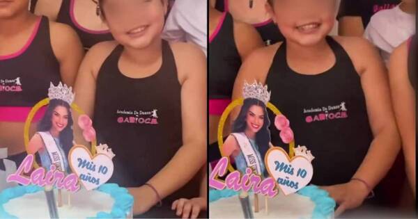 La Nación / Niña festejó su cumpleaños con temática de Nadia Ferreira